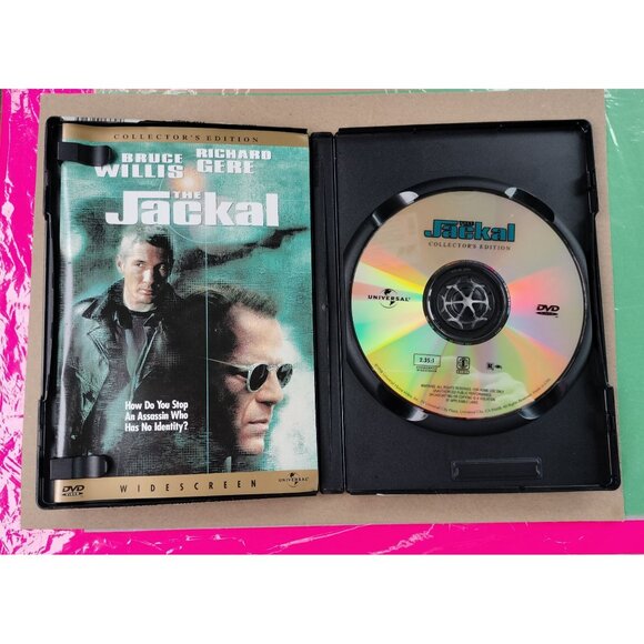 The Jackal DVD Collector Edition Widescreen Bruce Willis Richard Gere 1997 Movie - Picture 5 of 15